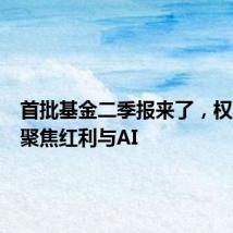 首批基金二季报来了,权益产品聚焦红利与AI