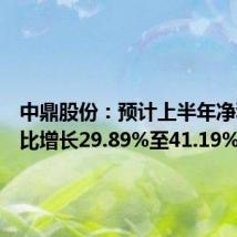 中鼎股份:预计上半年净利润同比增长29.89%至41.19%