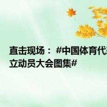 直击现场: #中国体育代表团成立动员大会图集#