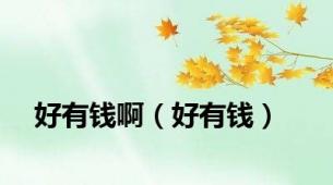 好有钱啊（好有钱）