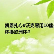 凯恩扎心#沃克愿用10座曼城奖杯换欧洲杯#