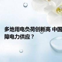 多地用电负荷创新高 中国如何保障电力供应?