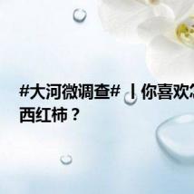 #大河微调查# 丨你喜欢怎么吃西红柿?