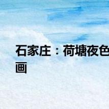 石家庄：荷塘夜色美如画