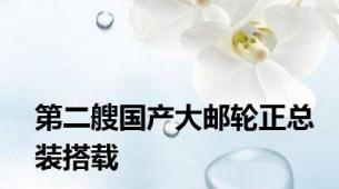 第二艘国产大邮轮正总装搭载
