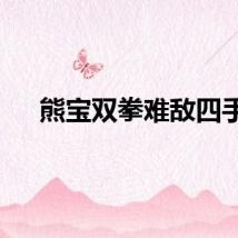 熊宝双拳难敌四手