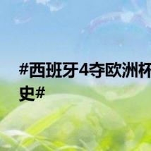 #西班牙4夺欧洲杯创历史#