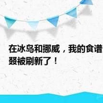 在冰岛和挪威,我的食谱又双叒叕被刷新了!