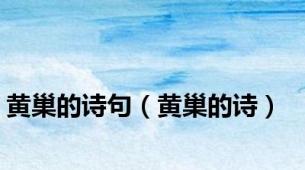 黄巢的诗句（黄巢的诗）