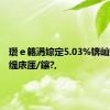 瓒ｅ簵涓婃定5.03%锛屾姤1.88缇庡厓/鑲?,