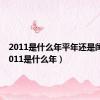 2011是什么年平年还是闰年（2011是什么年）