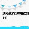 纳斯达克100指数期货跌1%