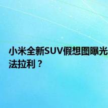 小米全新SUV假想图曝光！酷似法拉利？