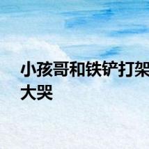 小孩哥和铁铲打架输了大哭