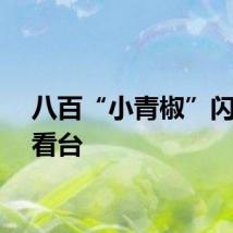 八百“小青椒”闪耀南看台