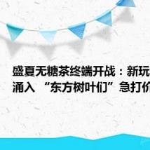 盛夏无糖茶终端开战:新玩家持续涌入 “东方树叶们”急打价格牌