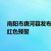 南阳市唐河县发布暴雨红色预警