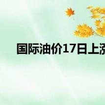 国际油价17日上涨