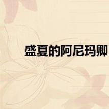 盛夏的阿尼玛卿