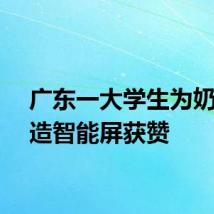 广东一大学生为奶奶改造智能屏获赞
