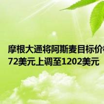 摩根大通将阿斯麦目标价格从1172美元上调至1202美元