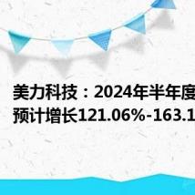 美力科技:2024年半年度净利润预计增长121.06%-163.17%