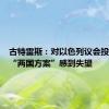古特雷斯：对以色列议会投票否定“两国方案”感到失望