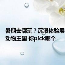 暑期去哪玩?沉浸体验展or探秘动物王国 你pick哪个