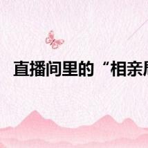 直播间里的“相亲局”