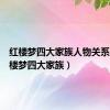 红楼梦四大家族人物关系图（红楼梦四大家族）