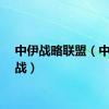中伊战略联盟（中伊之战）
