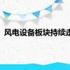 风电设备板块持续走强