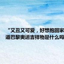 “又丑又可爱,好想抱回家!你知道巴黎奥运吉祥物是什么吗?