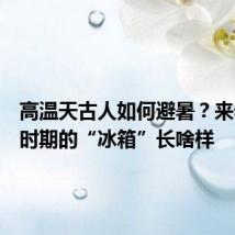 高温天古人如何避暑?来看战国时期的“冰箱”长啥样
