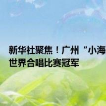 新华社聚焦!广州“小海燕”夺世界合唱比赛冠军