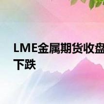 LME金属期货收盘多数下跌