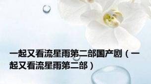 一起又看流星雨第二部国产剧（一起又看流星雨第二部）