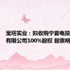 宝塔实业：拟收购宁夏电投新能源有限公司100%股权 股票明起复牌