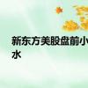 新东方美股盘前小幅跳水