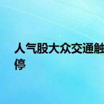 人气股大众交通触及涨停