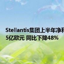 Stellantis集团上半年净利润56.5亿欧元 同比下降48%