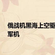 俄战机黑海上空驱离英军机