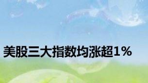 美股三大指数均涨超1%