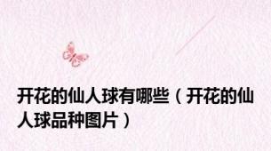 开花的仙人球有哪些（开花的仙人球品种图片）