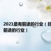 2021最有前途的行业（目前最有前途的行业）