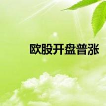 欧股开盘普涨