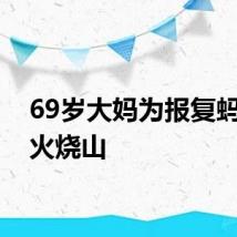 69岁大妈为报复蚂蚁放火烧山