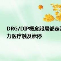 DRG/DIP概念股局部走强，塞力医疗触及涨停