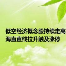 低空经济概念股持续走高，中信海直直线拉升触及涨停