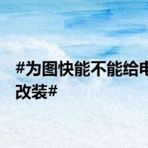 #为图快能不能给电动车改装#